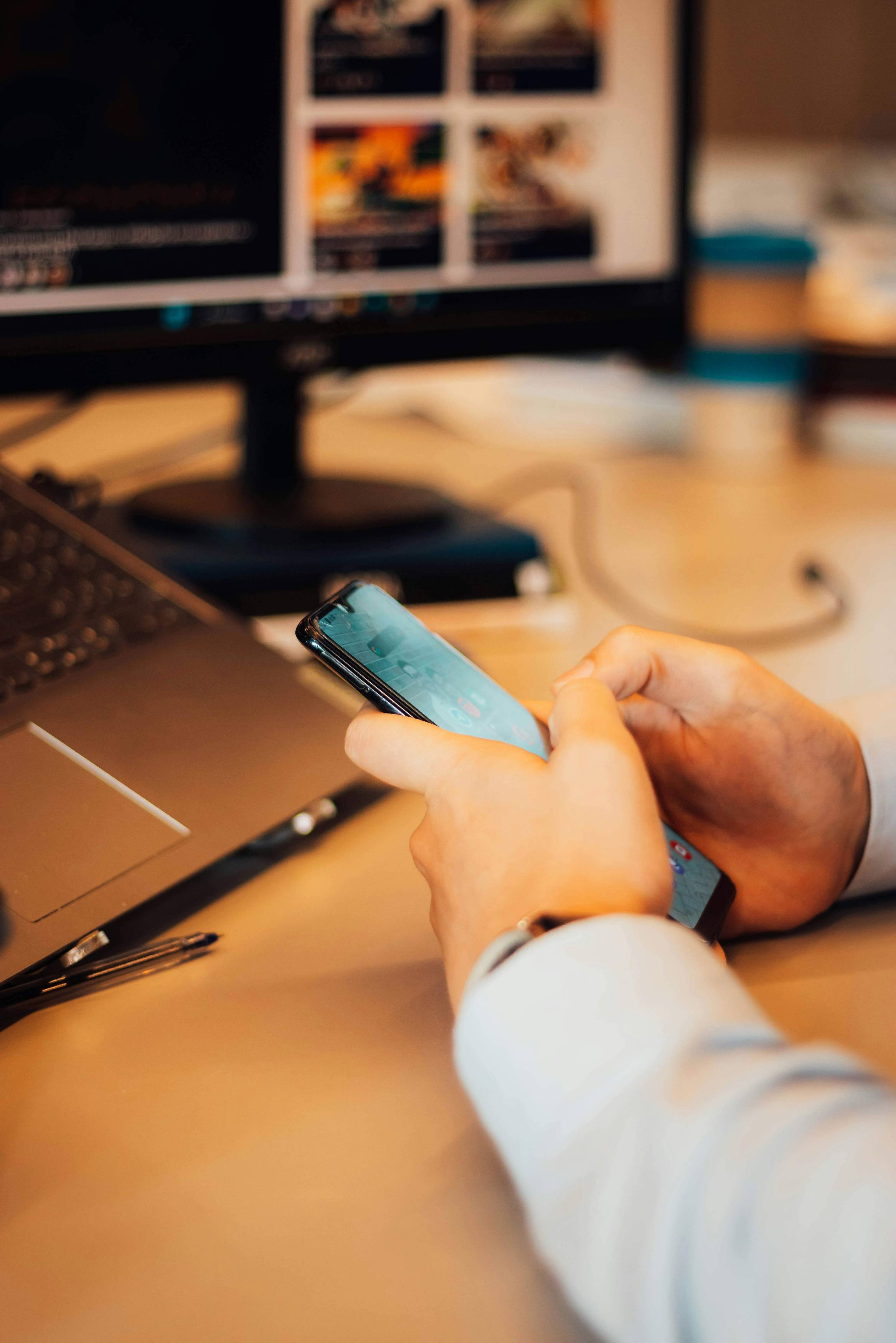 Image of our project management team in action